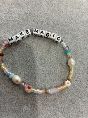 Make Magic Beaded Stretch Bracelet - Gift for Her